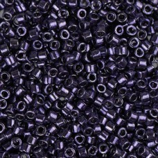 DB0464 Dark Purple Opaque Nickel Plated Dyed, Size 11/0 Miyuki Delica Beads, 5.2...