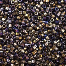 DB0542 Amethyst Gold AB Plated Palladium, Size 11/0 Miyuki Delica Beads, 3.3g ap...