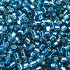 DBM0608 Silver Lined Blue Zircon 10/0  Miyuki Delica Beads Bead - colour 0608, 5...