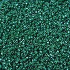 DB0656 Green Jade Opaque Dyed, Size 11/0 Miyuki Delica Beads, 5.2g approx.