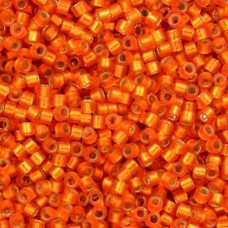 DB0681 Orange Semi Matte Dyed, Size 11/0 Miyuki Delica Beads, 5.2g approx.