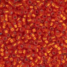 DB0682 Dark Orange Semi-Matte Dyed, Size 11/0 Miyuki Delica Beads, 5.2g approx.