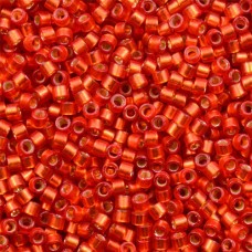 DBM0683 Red Orange Semi-Matte Dyed, Size 10/0  Miyuki Delica Beads, Colour 683 -...