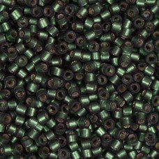 DB0690 Leaf Green Semi-Matte Dyed, Size 11/0 Miyuki Delica Beads, 5.2g approx.