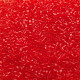 DBM0704 Red Orange Transparent, Size 10/0  Miyuki Delica Beads, Colour 704 - Approx. 5.2g