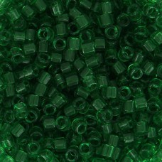 DBL0705 Transparent Green size 8/0 Miyuki Delica Beads, Colour 0705, 5.2g approx...