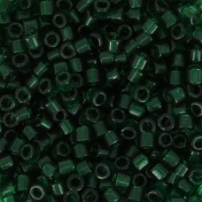 DBM0713 Dark Emerald Transparent, Size 10/0  Miyuki Delica Beads, Colour 713 - A...