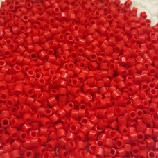 DBM0723 Red Opaque, Size 10/0  Miyuki Delica Beads, Colour 723 - Approx. 5.2g