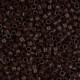 DBS0734 Opaque Chocolate Brown Miyuki 15/0 Miyuki Delica Beads, colour 0734, 5.2g approx. DBS0734 Opaque Chocolate Brown Miyuki 15/0 Miyuki Delica Beads, colour 0734, 5.2g approx.