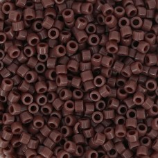 DB0735 Opaque Dark Mauve Miyuki 11/0 Delica Beads, 5.2g approx