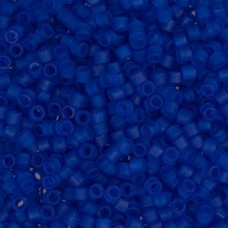 DBL0748 Matte Transparent Cobalt size 8/0 Miyuki Delica Beads, Colour 0748, 5.2g...