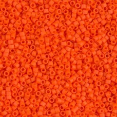 DB0752 Orange Opaque, Size 11/0 Miyuki Delica Beads, 5.2g approx.