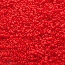 DB0757 Red Vermillion , Size 11/0 Miyuki Delica Beads, 5.2g approx.