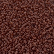 DBL0764 Matte Transaprent Dark Topaz size 8/0 Miyuki Delica Beads, Colour 0764, ...
