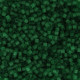 DBS0767  Matted Transp Dark Green Miyuki 15/0 Miyuki Delica Beads, colour 0767, 5.2g approx.