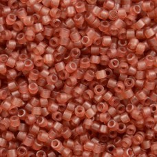 DB0773 Dyed Semi-Frosted Transparent Berry Miyuki 11/0 Delica Beads, 5.2g approx