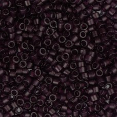 DB0784 Dark Amethyst Transparent Matte-Dyed, Size 11/0 Miyuki Delica Beads, 5.2g...