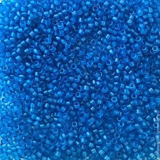 DB0787 Capri Blue Transparent Matte-Dyed, Size 11/0 Miyuki Delica Beads, 5.2g ap...
