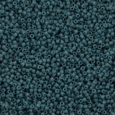 DB0792 Blue Grey Matte Dyed Miyuki 11/0 Delica Beads, 5.2g approx.