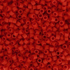 DB0796 Red Matte-Dyed, Size 11/0 Miyuki Delica Beads, 5.2g approx.
