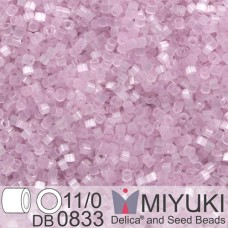DB0833 Pale Orchid Silk Satin, Size 11/0 Miyuki Delica Beads, 5.2g approx. *Bein...