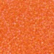 DB0855 Orange Transparent Matte AB, Size 11/0 Miyuki Delica Beads, 5.2 g approx.