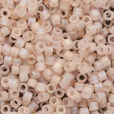 DB0868 Pink Mist Transparent AB Matte, Size 11/0 Miyuki Delica Beads, 5.2g appro...