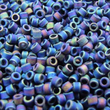 DB0871 Black Grey Opaque AB Matte, Size 11/0 Miyuki Delica Beads, 5.2g approx. 