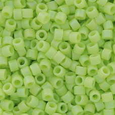 DB0876 Charteuse AB Matte Opaque, Size 11/0 Miyuki Delica Beads, 5.2 g approx.