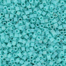 DBM0878 Turquoise Green Opaque AB Matte, Size 10/0  Miyuki Delica Beads, Colour ...