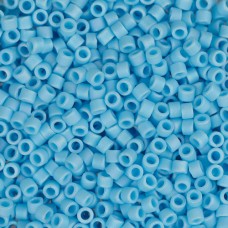 DBM0879 Turquoise Blue Opaque AB Matte, Size 10/0  Miyuki Delica Beads, Colour 8...