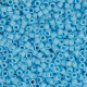DBM0879 Turquoise Blue Opaque AB Matte, Size 10/0 Miyuki Delica Beads, Colour 879 - Approx. 5.2g DBM0879 Turquoise Blue Opaque AB Matte, Size 10/0 Miyuki Delica Beads, Colour 879 - Approx. 5.2g