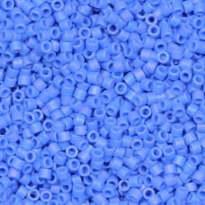 DB0881 Light Blue AB Matte Opaque, Size 11/0 Miyuki Delica Beads, 5.2 g approx.
