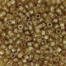 DB0911 Peridot Sparkle Topaz Lined, Size 11/0 Miyuki Delica Beads, 5.2g approx.