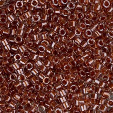 DBL0915 Sparkling Ginger Lined Crystal size 8/0 Miyuki Delica Beads, Colour 0915...