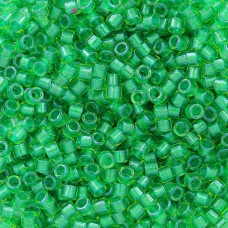 DB0916 Light Green Sparkle Chartreuse Lined, Size 11/0 Miyuki Delica Beads, 5.2g...