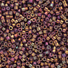 DBS1010 Metallic Earth Batik Luster, Colour 1010 15/0 Miyuki Delica Beads, 5.2g approx. DBS1010 Metallic Earth Batik Luster, Colour 1010 15/0 Miyuki Delica Beads, 5.2g approx.