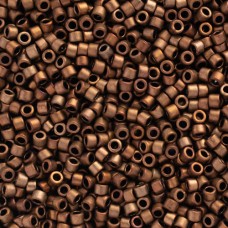DB1051 Bronze AB Matte Metallic Gold Luster, Size 11/0 Miyuki Delica Beads, 5.2g...