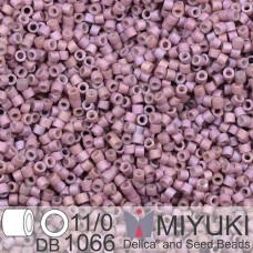 DB1066 Lilac AB Matte Metallic Gold Luster, Size 11/0 Miyuki Delica Beads, 5.2g ...