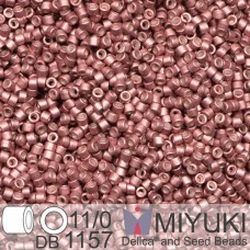 DB1157 Pink Berry Galvanized-Dyed Semi-Matte, Size 11/0 Miyuki Delica Beads, 5.2...