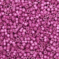 DB1184 Magenta Galvanized-Dyed Semi-Matte, Size 11/0 Miyuki Delica Beads, 5.2g a...