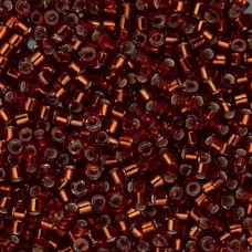 DB1202 Dark Cranberry Red Silver Lined, Size 11/0 Miyuki Delica Beads, 5.2g appr...