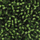 DBS1207 Silver Lined Olive, Colour 1207 15/0 Miyuki Delica Beads, 5.2g approx. DBS1207 Silver Lined Olive, Colour 1207 15/0 Miyuki Delica Beads, 5.2g approx.