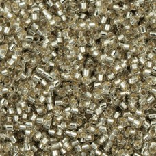 DB1211 Grey Mist Silver Lined, Size 11/0 Miyuki Delica Beads, 5.2g approx.