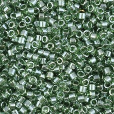 DB1227 Transparent Olive Luster, Size 11/0 Miyuki Delica Beads, 5.2g approx.