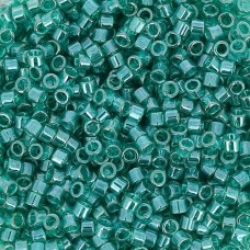 DB1228 Teal Caribbean Transparent Luster, Size 11/0 Miyuki Delica Beads, 5.2g ap...