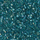 DBS1248 Transparent Caribbean Teal AB, Colour 1248 15/0 Miyuki Delica Beads, 5.2g approx. DBS1248 Transparent Caribbean Teal AB, Colour 1248 15/0 Miyuki Delica Beads, 5.2g approx.