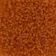DBS1261 Matte Transparent Marigold, Colour 1261 15/0 Miyuki Delica Beads, 5.2g approx. DBS1261 Matte Transparent Marigold, Colour 1261 15/0 Miyuki Delica Beads, 5.2g approx.