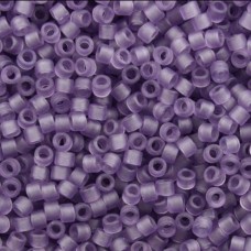 DB1265 Light Amethyst Transparent Matte, Size 11/0 Miyuki Delica Beads, 5.2g app...