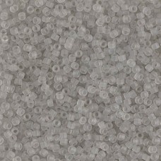 DB1271 Grey Mist Transparent Matte, Size 11/0 Miyuki Delica Beads, 5.2g approx.